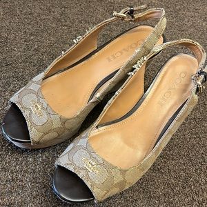 Signature Coach platform wedges 6